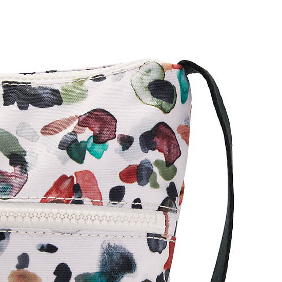 Sacs Crossbody Kipling Alvar Printed Blanche Multicolore | FR 2144SG